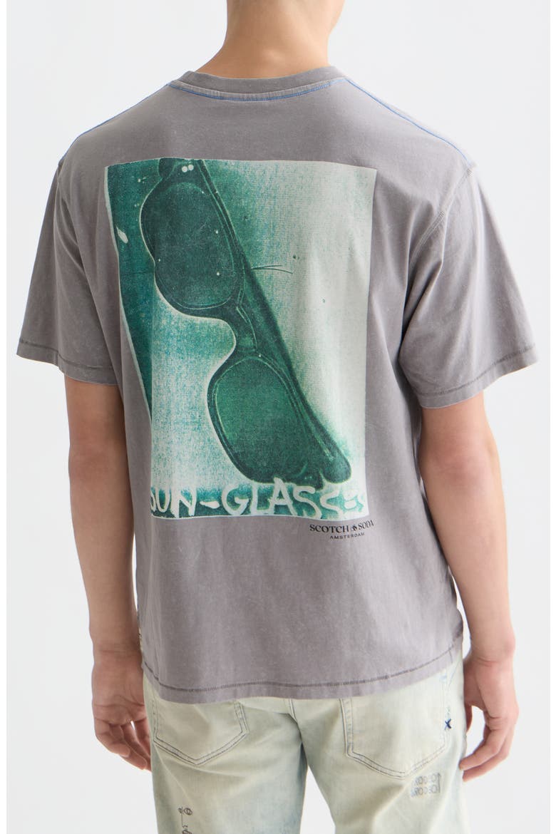 x Basquiat Relaxed Fit Graphic T-Shirt, Alternate, color, STEEL GREY