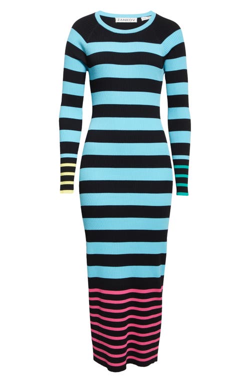 Zankov Sam Long Sleeve Rib Sweater Dress
