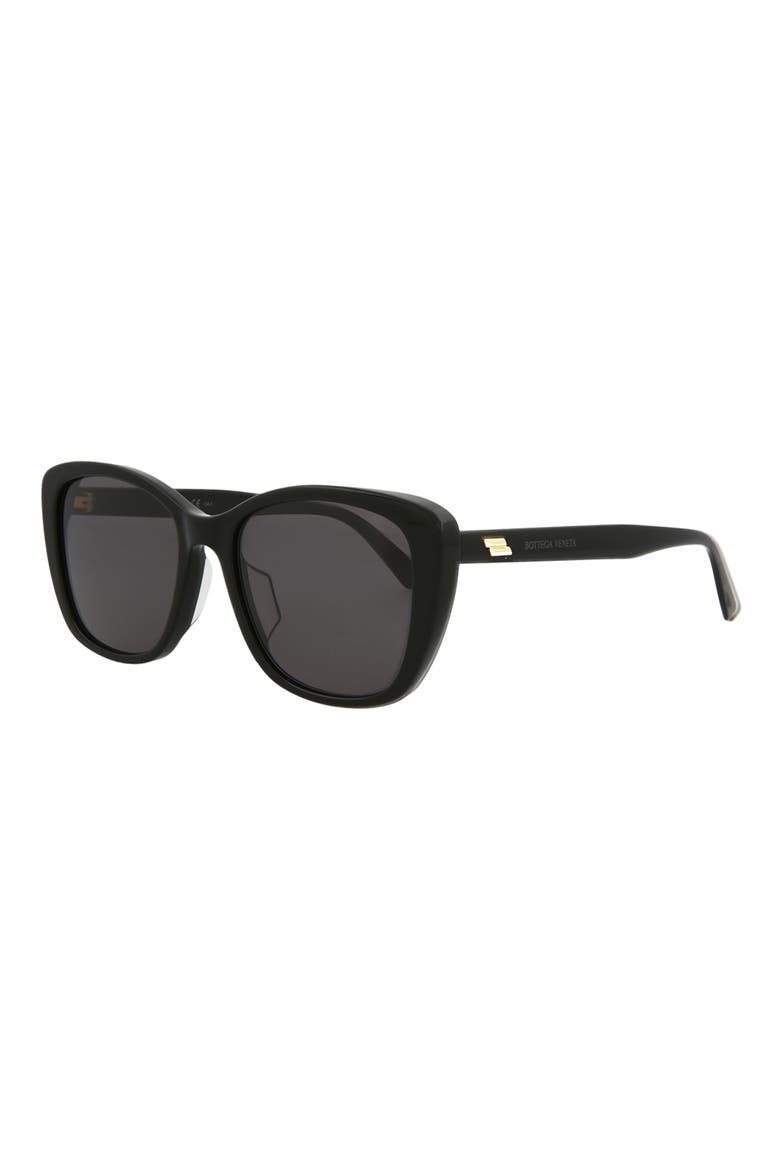 Cat Eye Sunglasses, Alternate, color, BLACK BLACK GREY