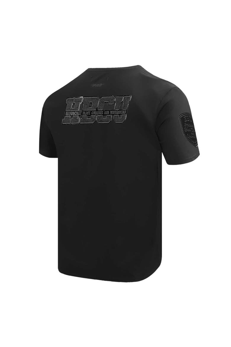 Men's Pro Standard Black HBCU Triple Black T-Shirt, Alternate, color, Black