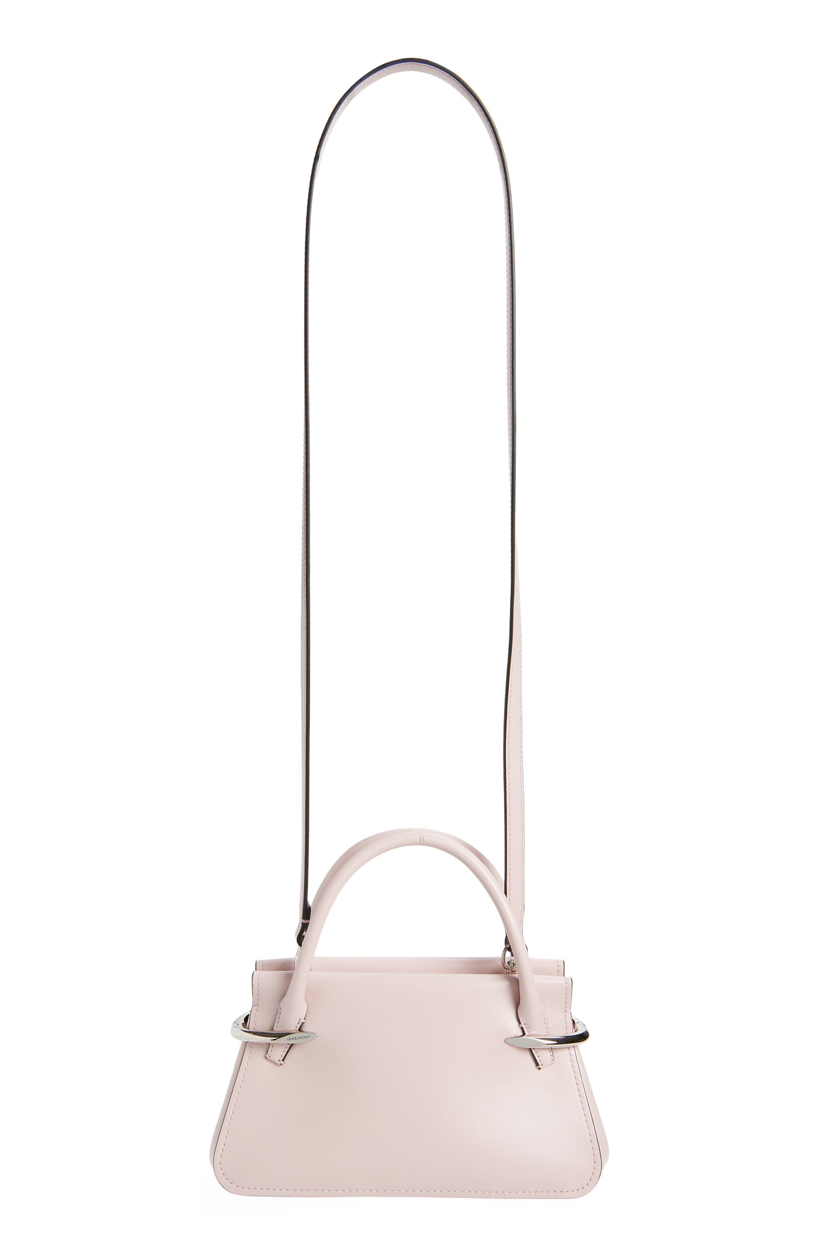 Givenchy Mini Pinch Leather Top Handle Bag, Alternate, color, Baby Pink