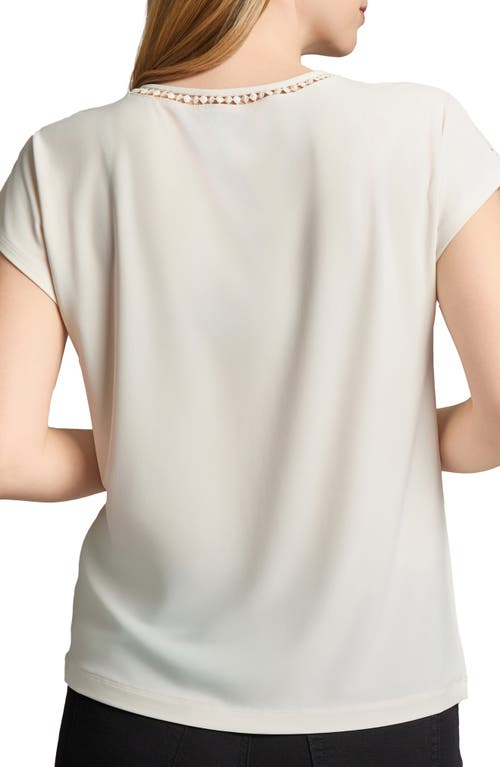 Jones New York Embroidered Accent Dolman Sleeve Top