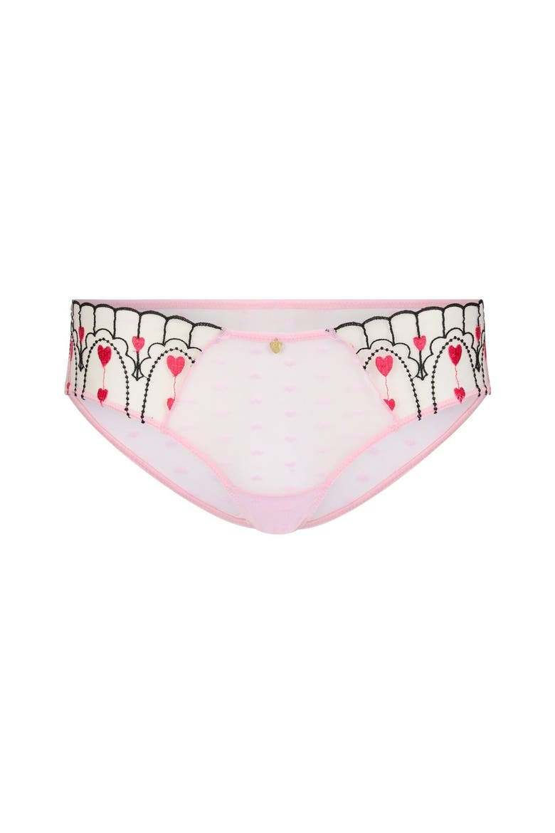 Amorette Bikini Panties, Main, color, Light pink