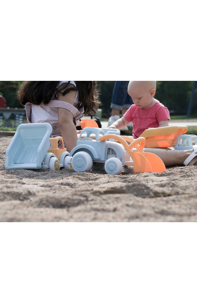 Scrunch Jumbo Recycled Plastic Tipper Truck, Alternate, color, Multi Orange