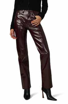 The Patent Coated Faux Leather Pants