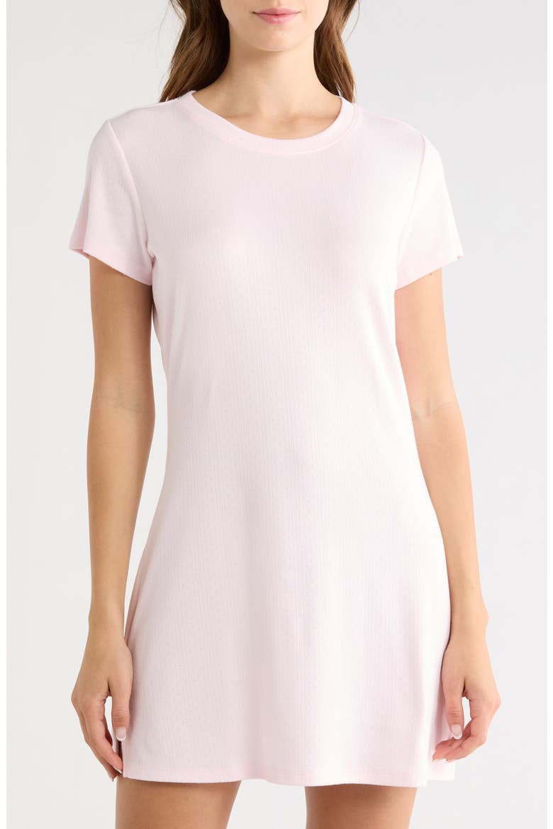 Blissful Pointelle Sleep Dress, Main, color, PINK