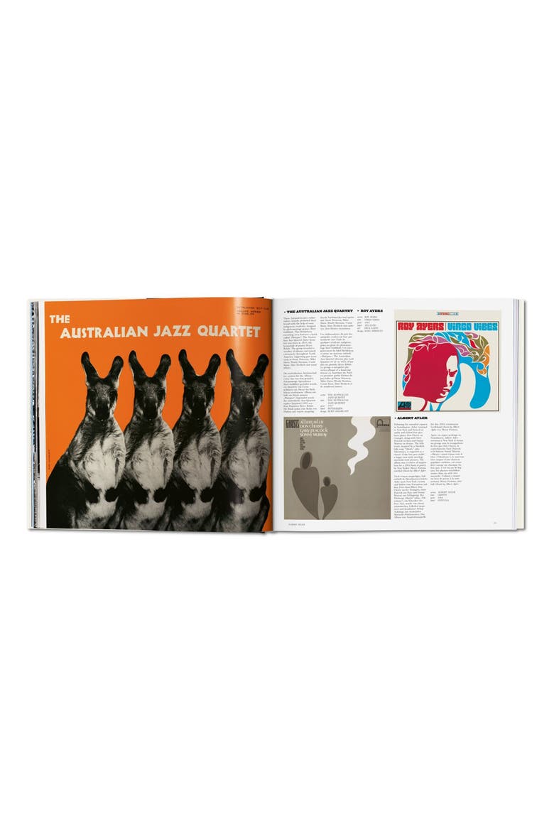 'Jazz Covers' Book, Alternate, color, WHITE