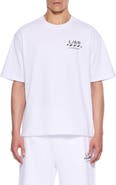 L/AB OFF-WHITE Diagonal Stripe Logo Graphic T-Shirt