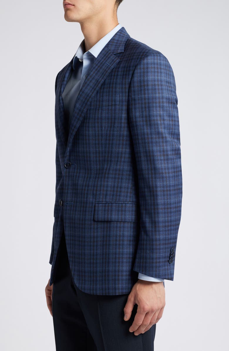 Peter Millar Flynn Classic Fit Check Wool Sport Coat, Alternate, color, 