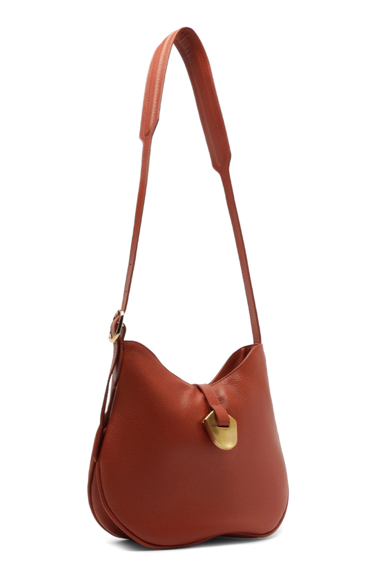 Medium Sabrina Leather Crossbody Bag, Alternate, color, WEST ORANGE