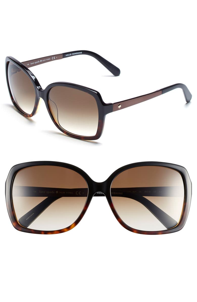 Kate Spade New York 'darrilyn' 58mm sunglasses, Main, color,
