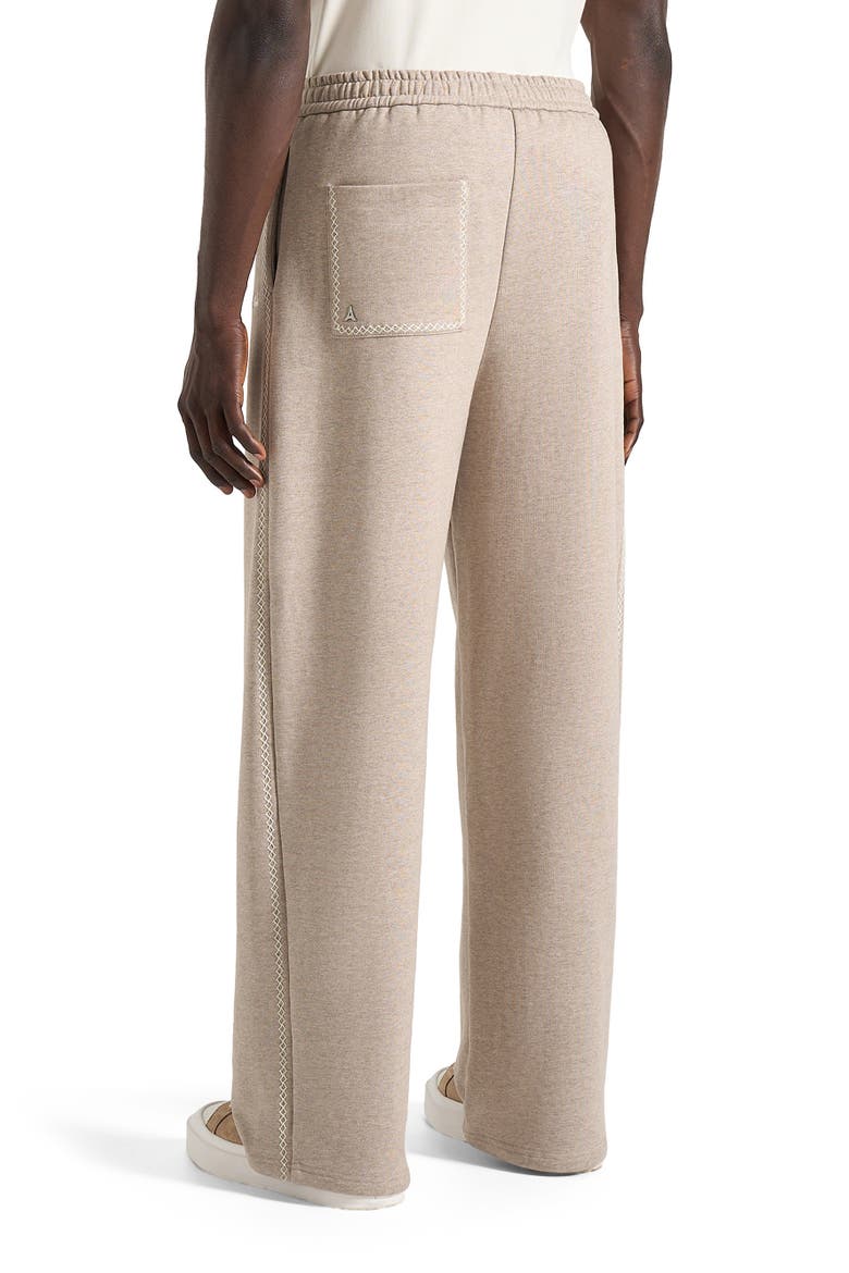 Morgan Unisex Whipstitch Wide Leg Jogger, Alternate, color, Taupe