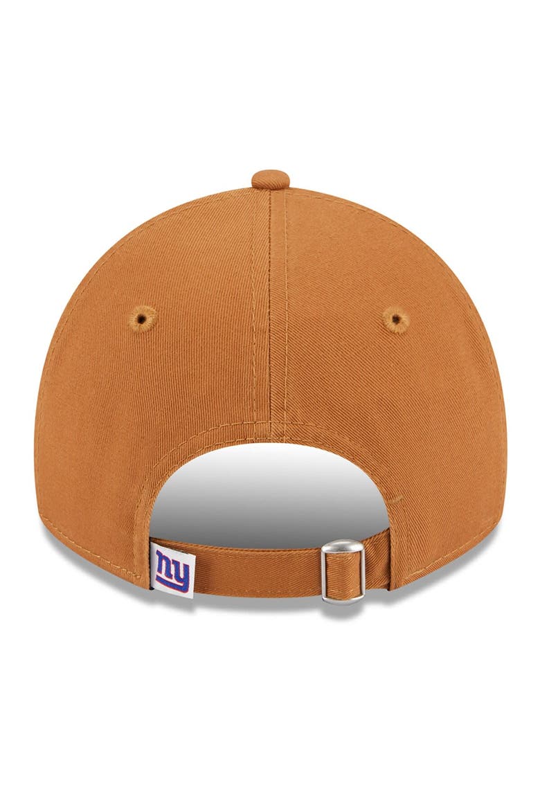 Men's New Era  Brown New York Giants  Main Core Classic 2.0 9TWENTY Adjustable Hat, Alternate, color, Brown