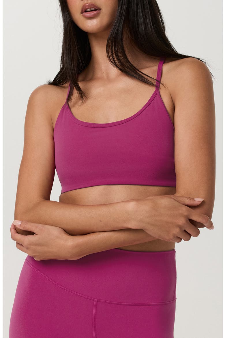 AllTheFeels™ Sports Bra, Main, color, DRAGON FRUIT