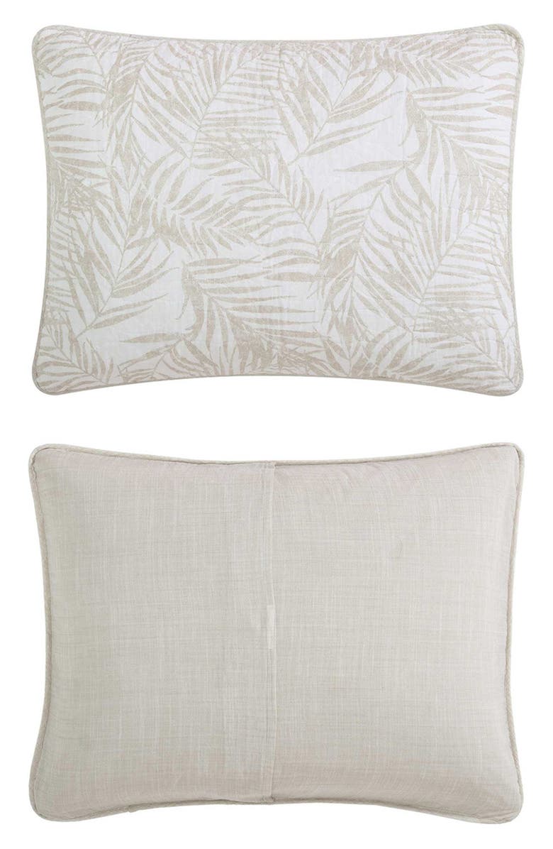 Tommy Bahama Palm Day Cotton Quilt & Sham Set, Alternate, color, Sand