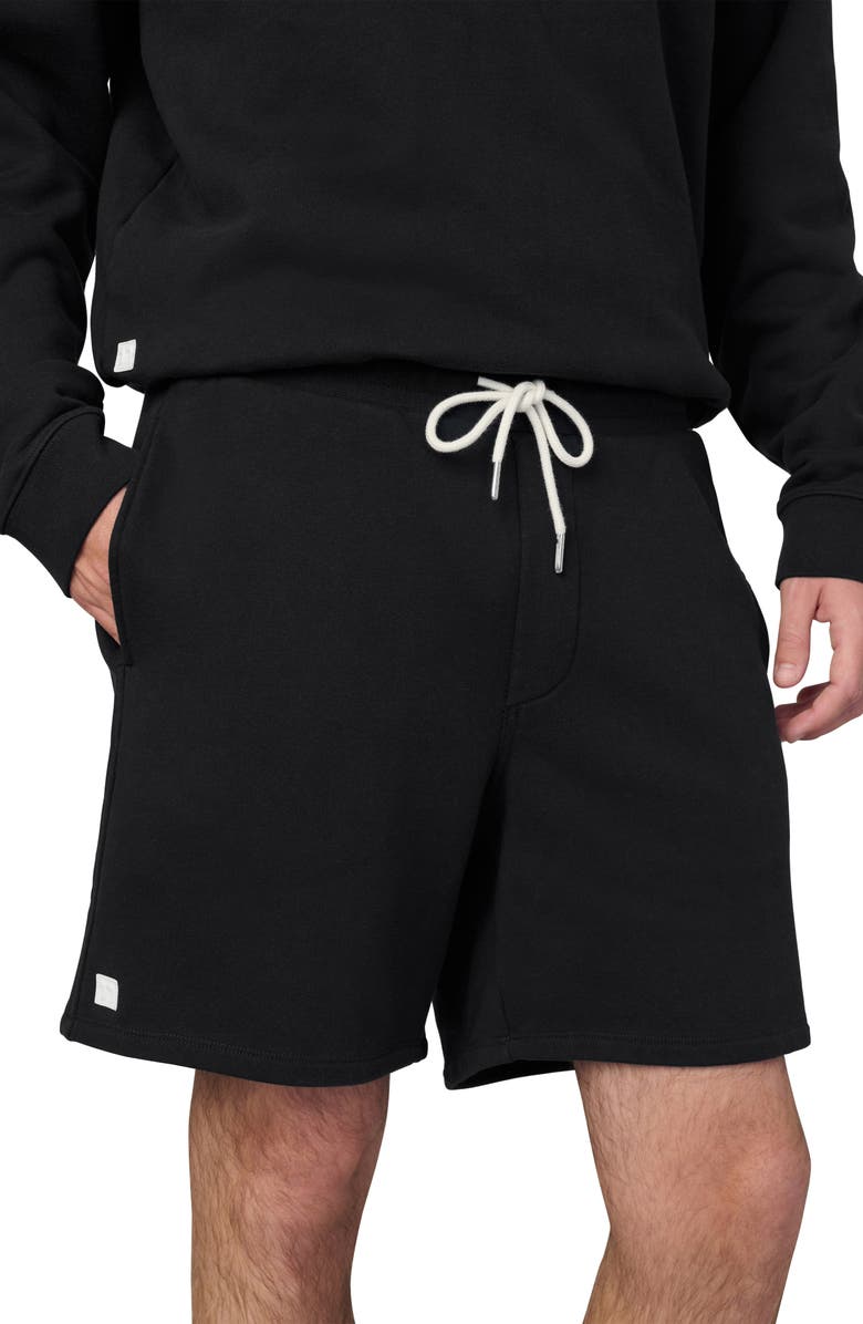 Joe's Bespoke Cotton Drawstring Shorts, Alternate, color, Black