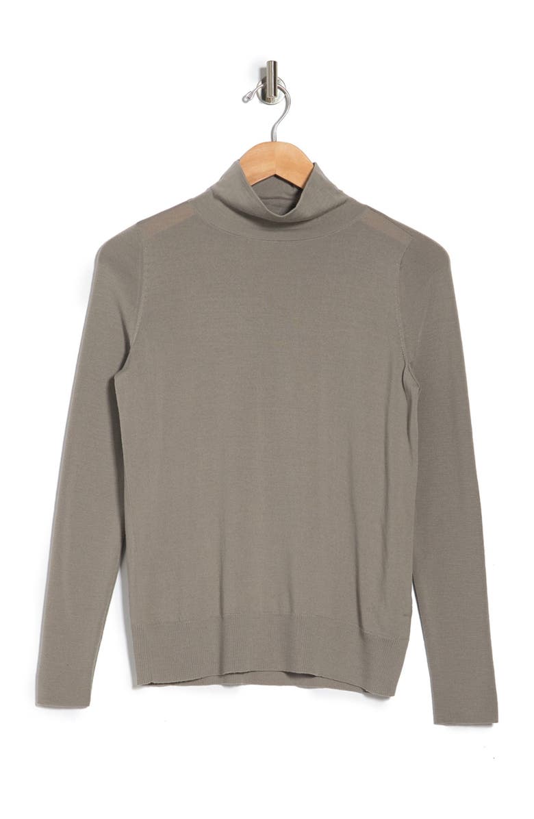 Lafayette 148 New York Merino Wool Modern Turtleneck Sweater, Main, color, 