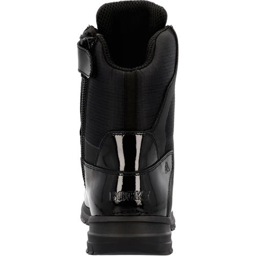 Rocky 8" Side Zip Public Service Boot In Black