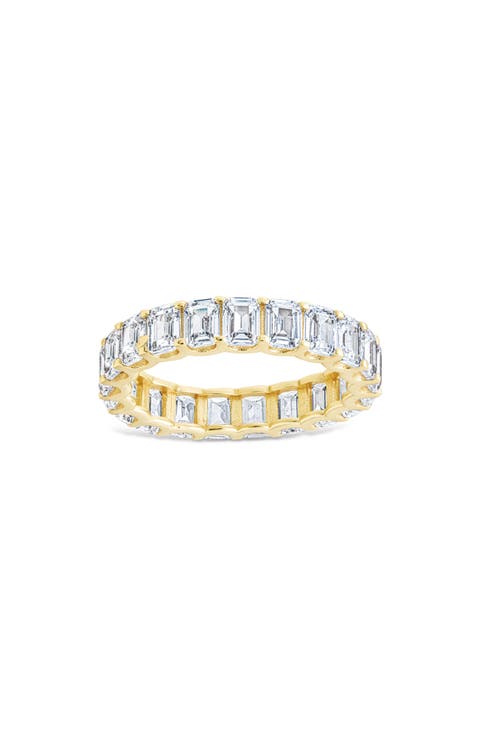 Rio Baguette Cubic Zirconia Eternity Band Ring