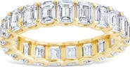 Sterling Forever Rio Baguette Cubic Zirconia Eternity Band Ring