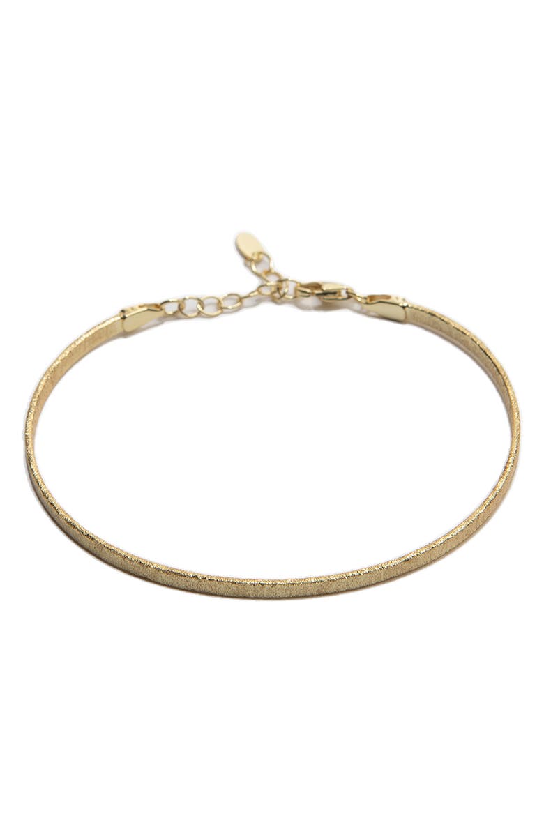 Argento Vivo Sterling Silver Texture Memory Bracelet, Main, color,