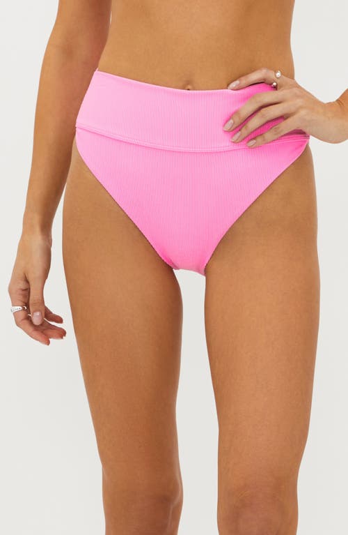BEACH RIOT BEACH RIOT HIGHWAY HIGH WAIST BIKINI BOTTOMS