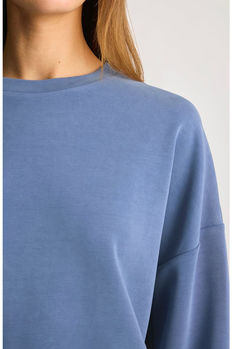 Bijou Oversize Sweatshirt, Alternate, color, BIJOU BLUE