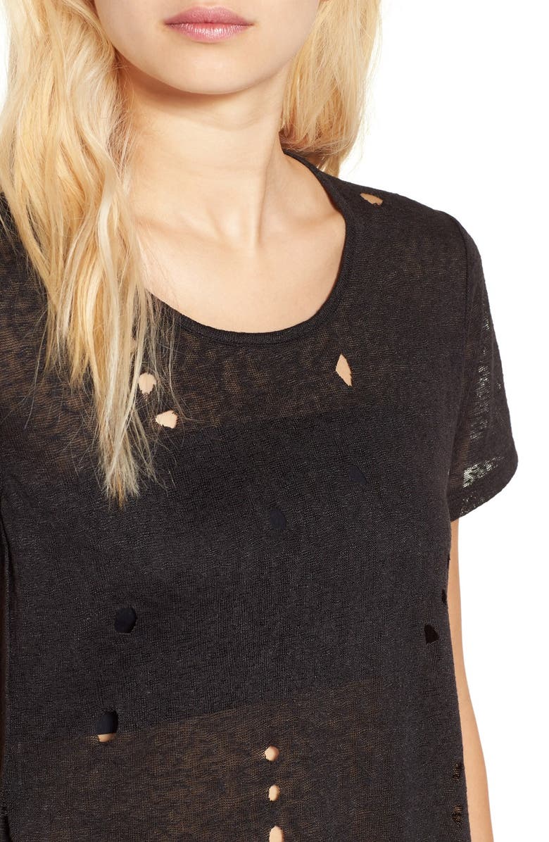 Love, Fire Fire Destroyed Short Sleeve Tee, Alternate, color,