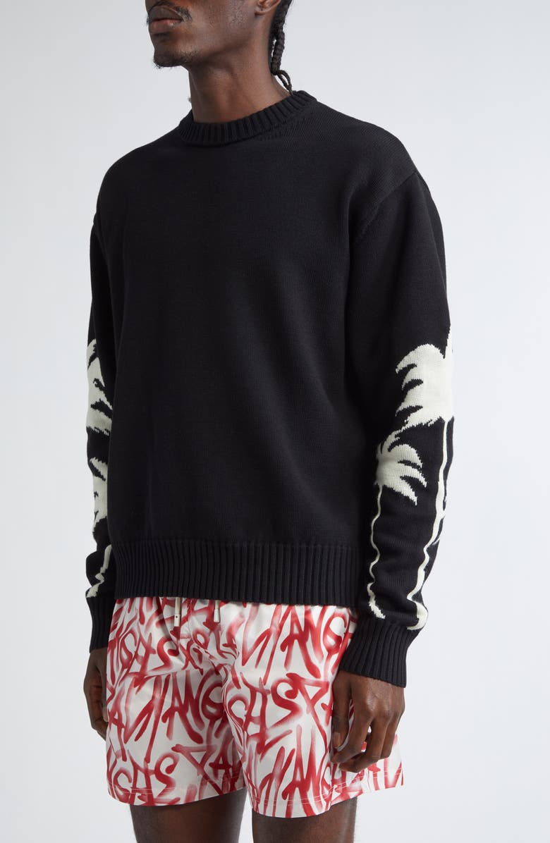 Palm Angels Palms Sweater, Alternate, color,