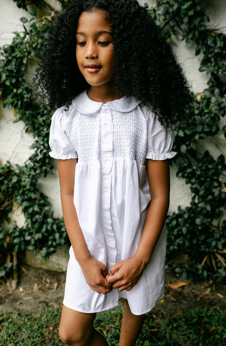 Little Paper Kids Evelyn Dress, Alternate, color, White