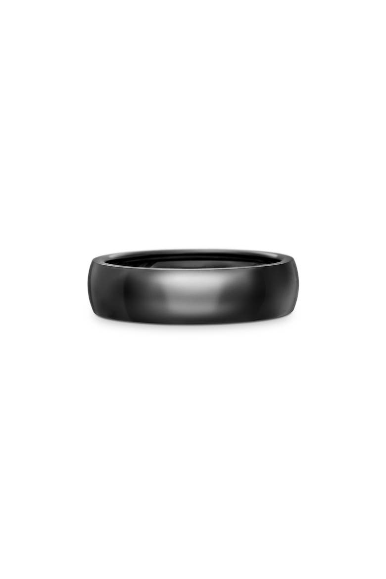 DY Classic Band Ring, 6mm, Main, color, BLACK TITANIUM