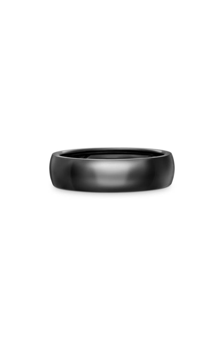 David Yurman DY Classic Band Ring, 6mm, Main, color, Black Titanium