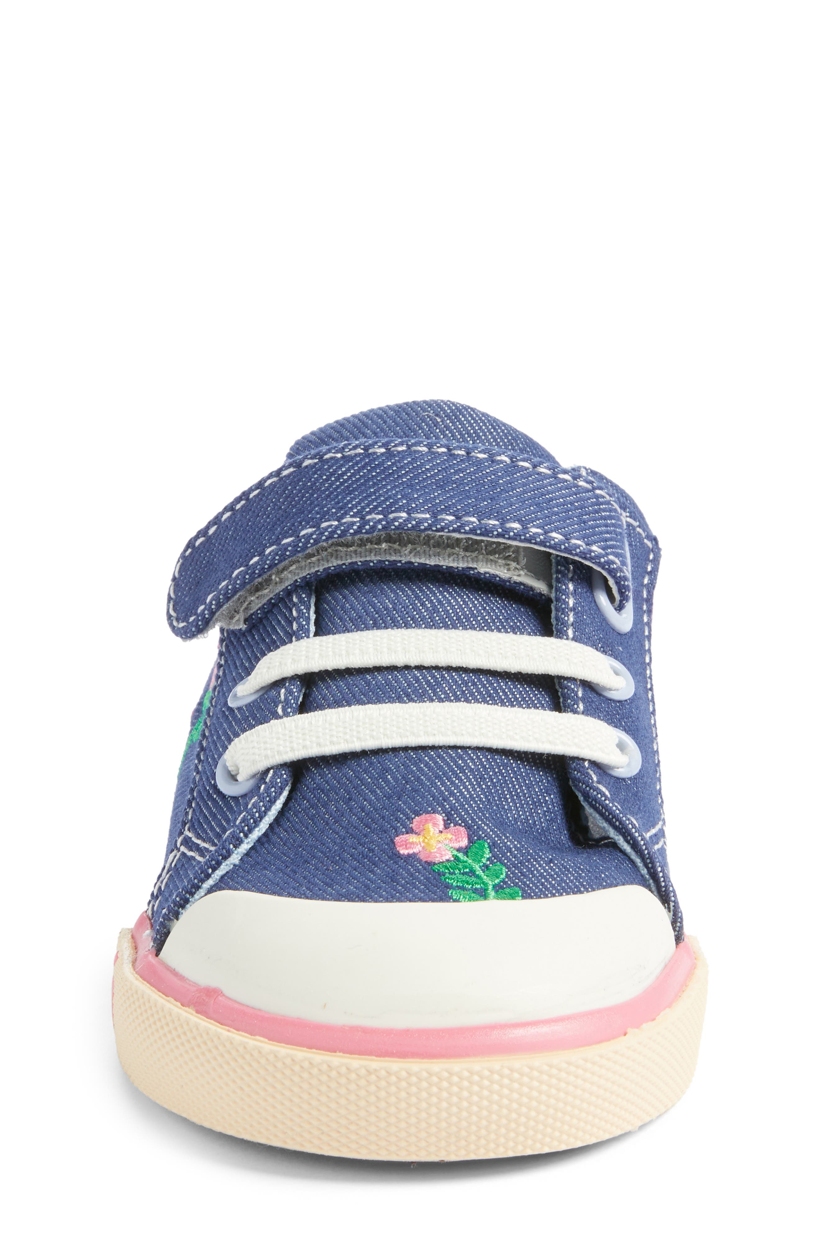 See Kai Run Kristin Sneaker, Alternate, color, Blue Denim/Garden