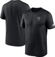 Nike Men's Nike Black Atlanta Falcons Sideline Alt Pack Small Logo Legend Performance T-Shirt
