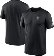 Nike Men's Nike Black Atlanta Falcons Sideline Alt Pack Small Logo Legend Performance T-Shirt