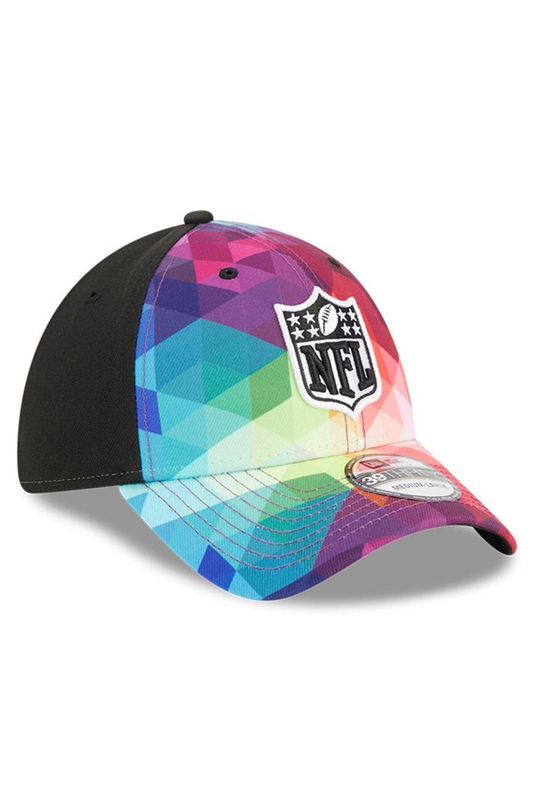 Men's New Era Pink 2023 NFL Crucial Catch 39THIRTY Flex Hat, Alternate, color, Pink