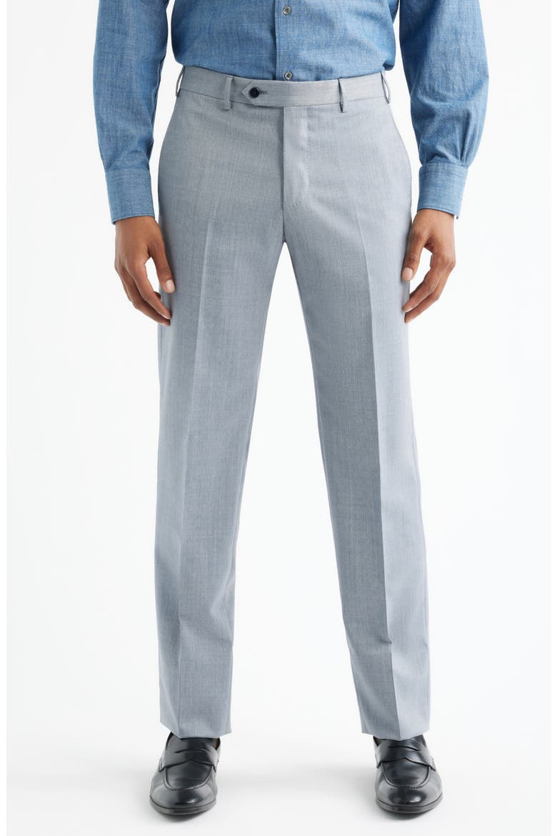 Parker Stretch Wool Trousers, Main, color, LIGHT BLUE