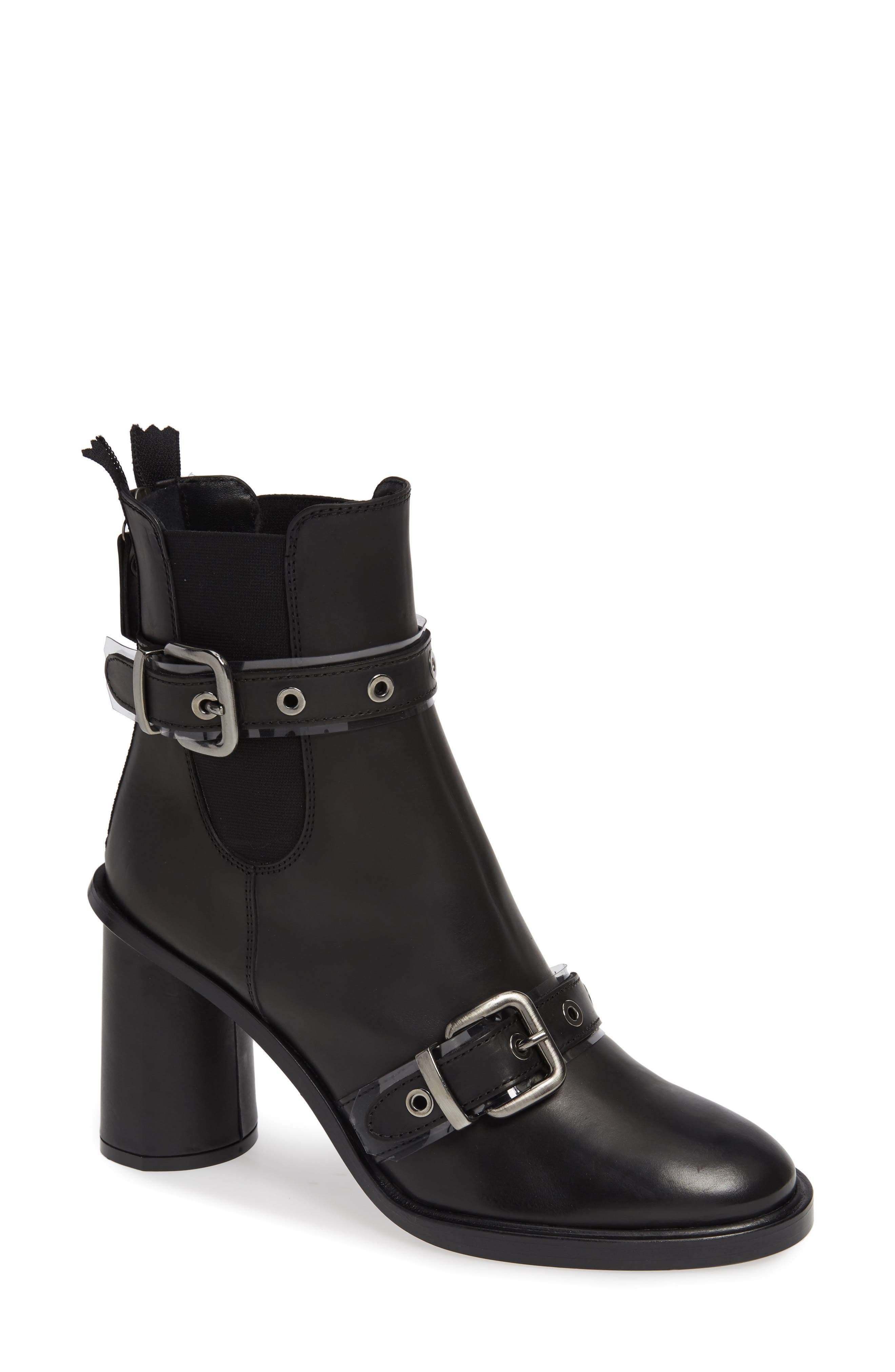 AGL Double Belt Combat Bootie, Main, color, 