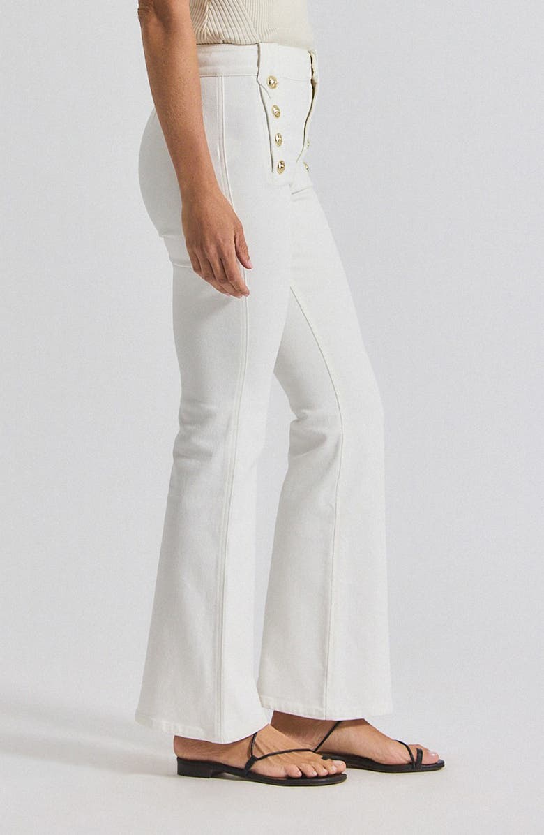 Derek Lam 10 Crosby Robertson Stretch Flare Sailor Jeans, Alternate, color,