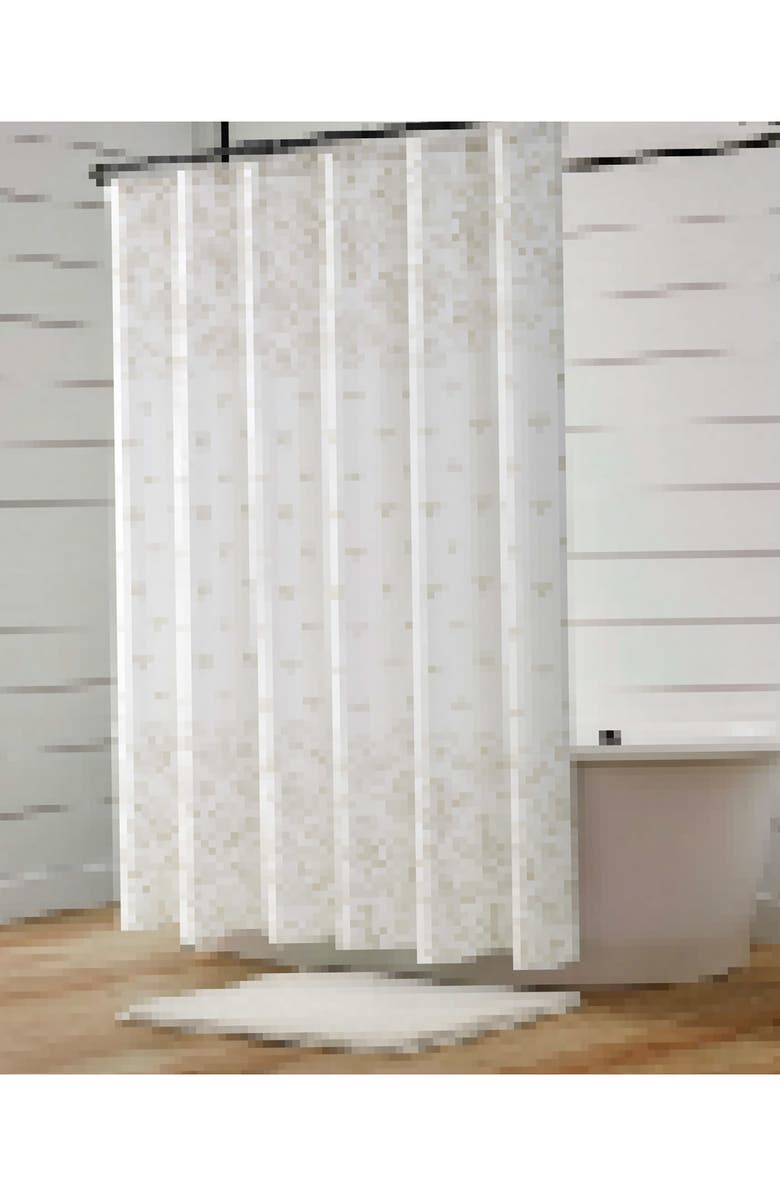 Jessica Simpson Floral Shower Curtain, Alternate, color, 