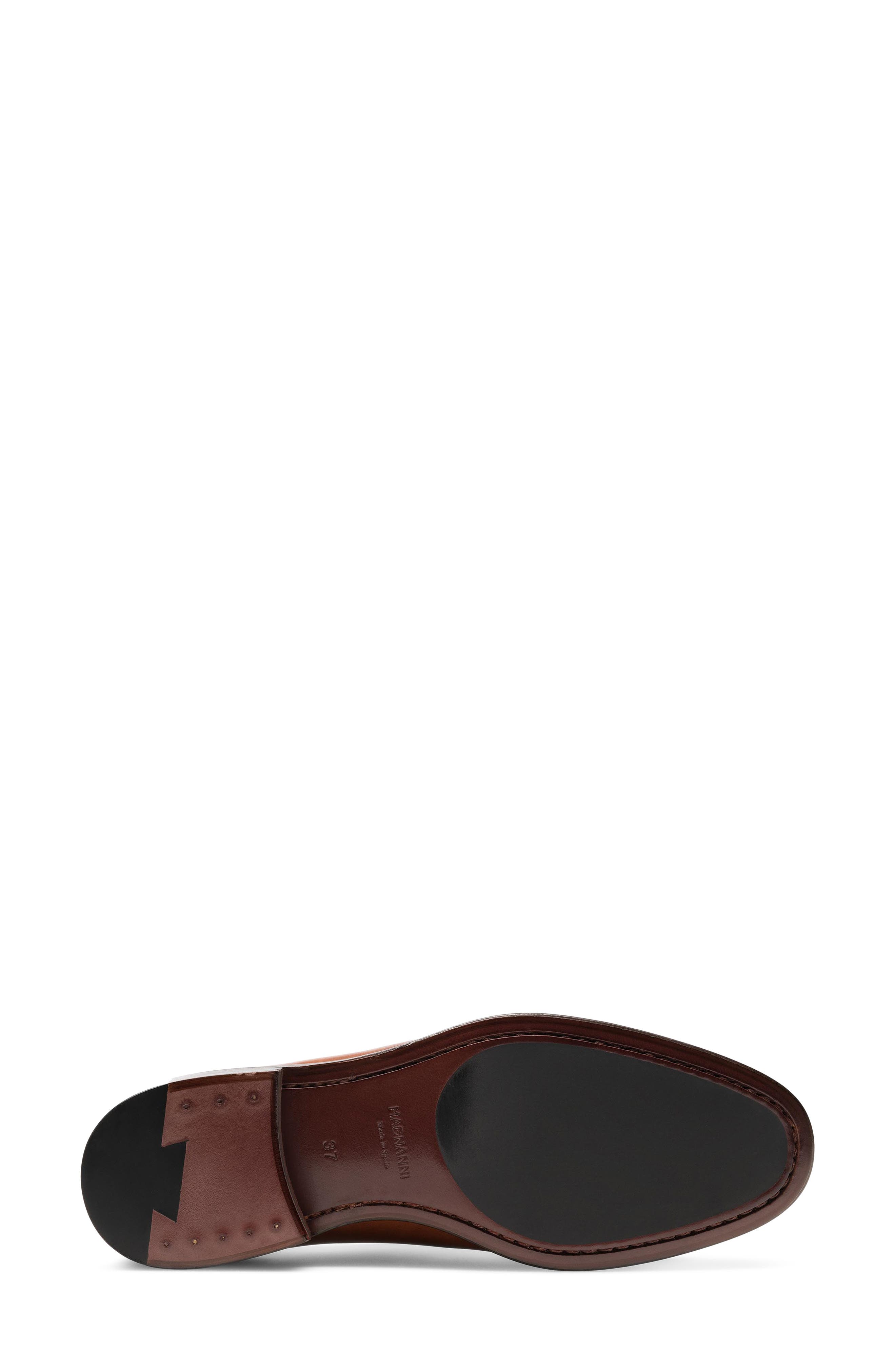 Cris Leather Oxford, Alternate, color, MIDBROWN