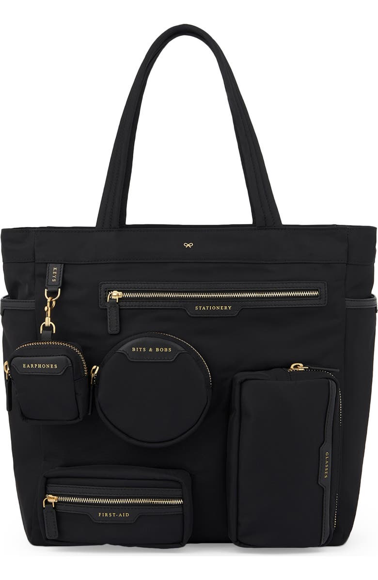 Anya Hindmarch Working From Home Nylon Tote, Main, color,