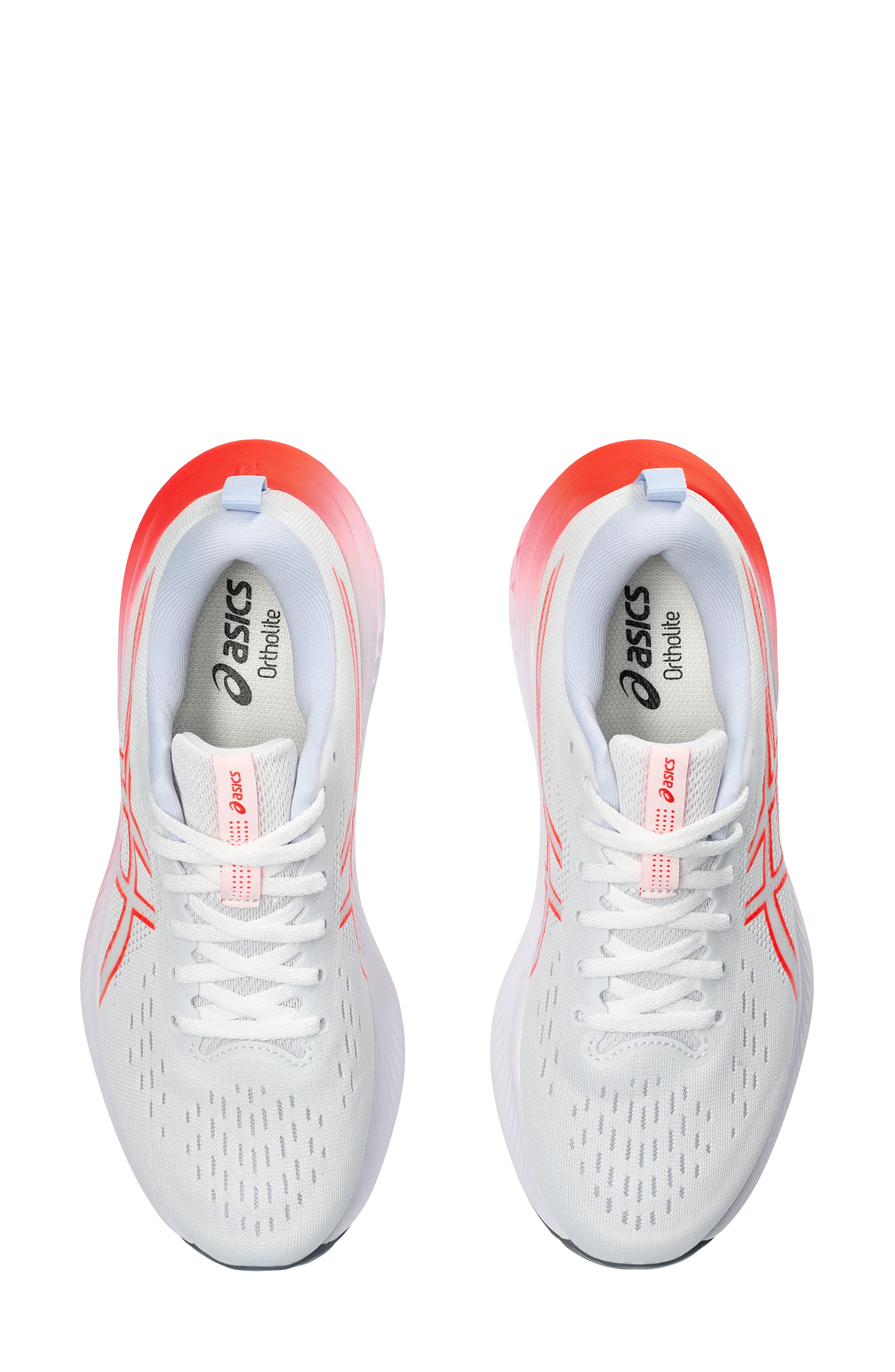 GEL-Excite 10 Athletic Sneaker, Alternate, color, WHITE/ SUNRISE RED