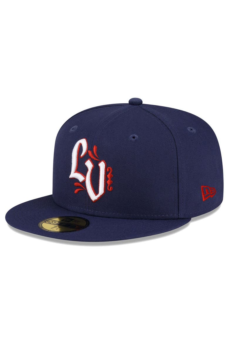 Men's New Era Navy Lehigh Valley IronPigs Authentic Collection 59FIFTY Fitted Hat, Main, color, Navy