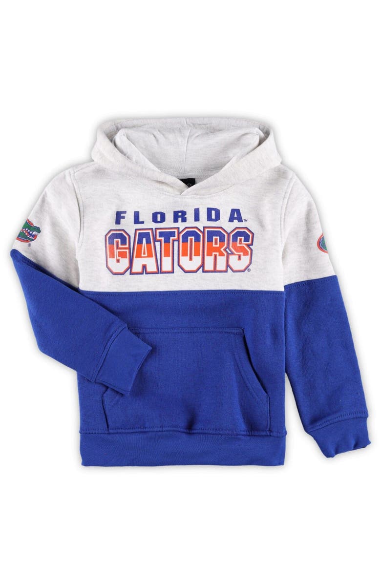 Outerstuff Preschool Heather Gray/Royal Florida Gators Playmaker Pullover Hoodie & Pants Set, Alternate, color, 