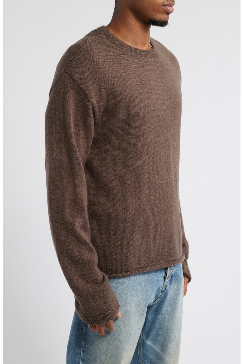 Sunday Crewneck Sweater, Alternate, color, WALNUT