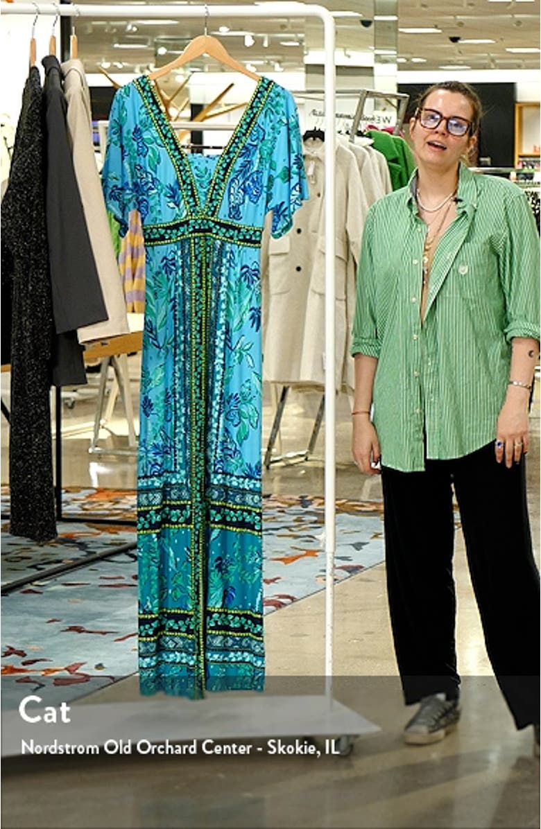 Ilia Floral Maxi Dress, sales video thumbnail