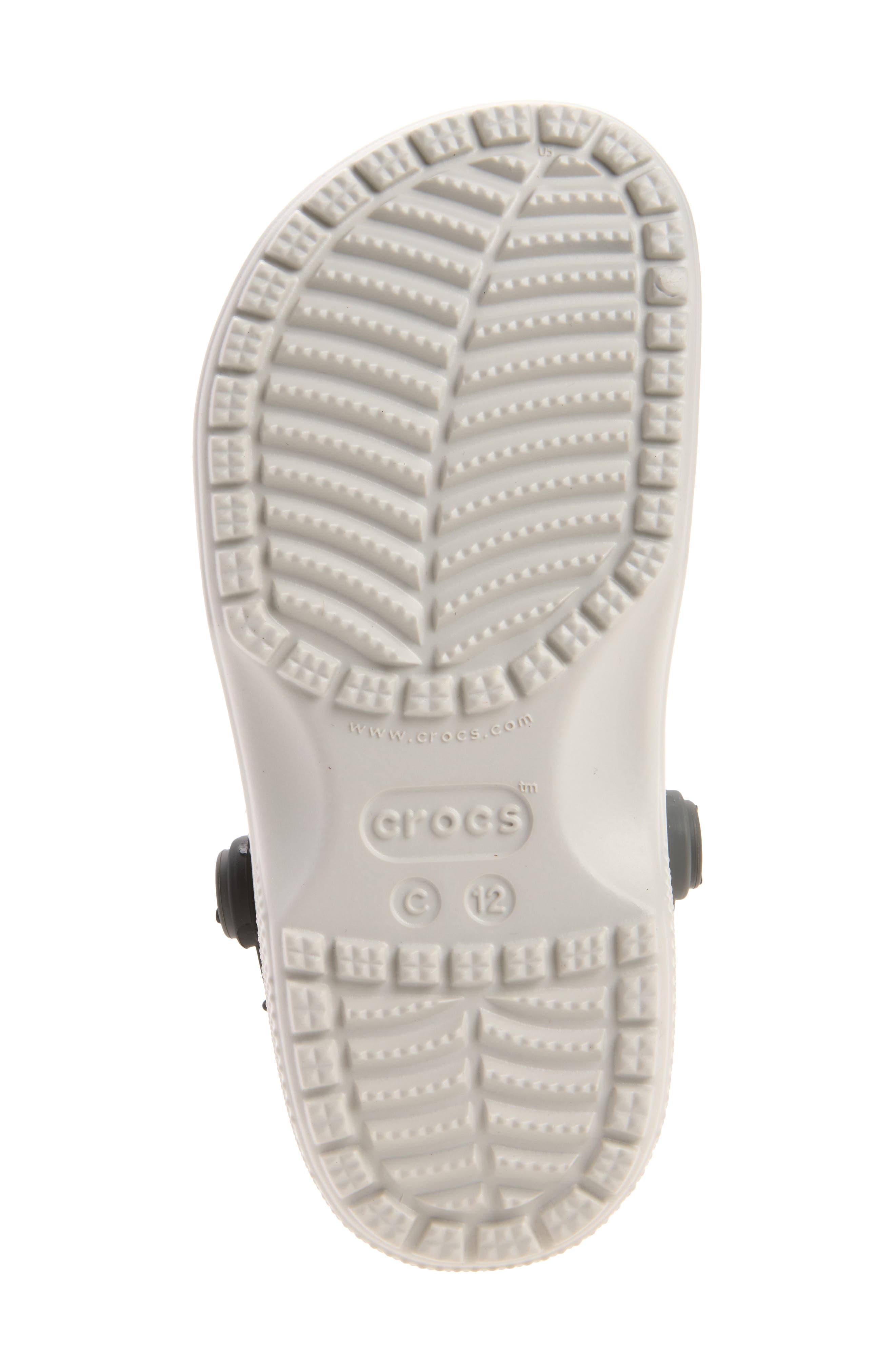 Kids' Classic Glow Snapback Strap Clog, Alternate, color, GLOW GREY/MULTI