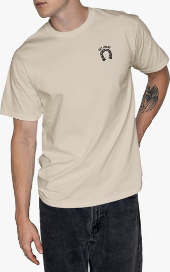 Get Lucky Cotton Graphic T-Shirt