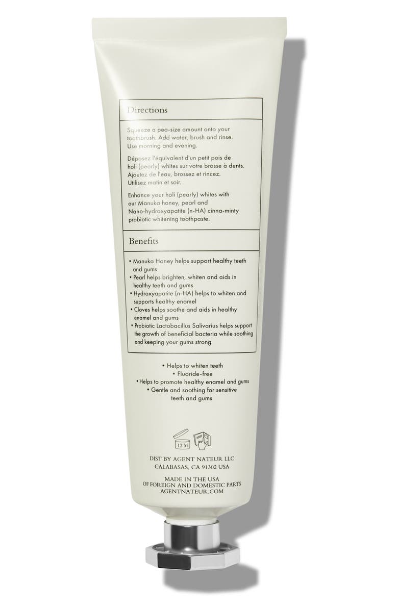 Agent Nateur Holi Pearly Whites Cinna-Mint Toothpaste, Alternate, color,
